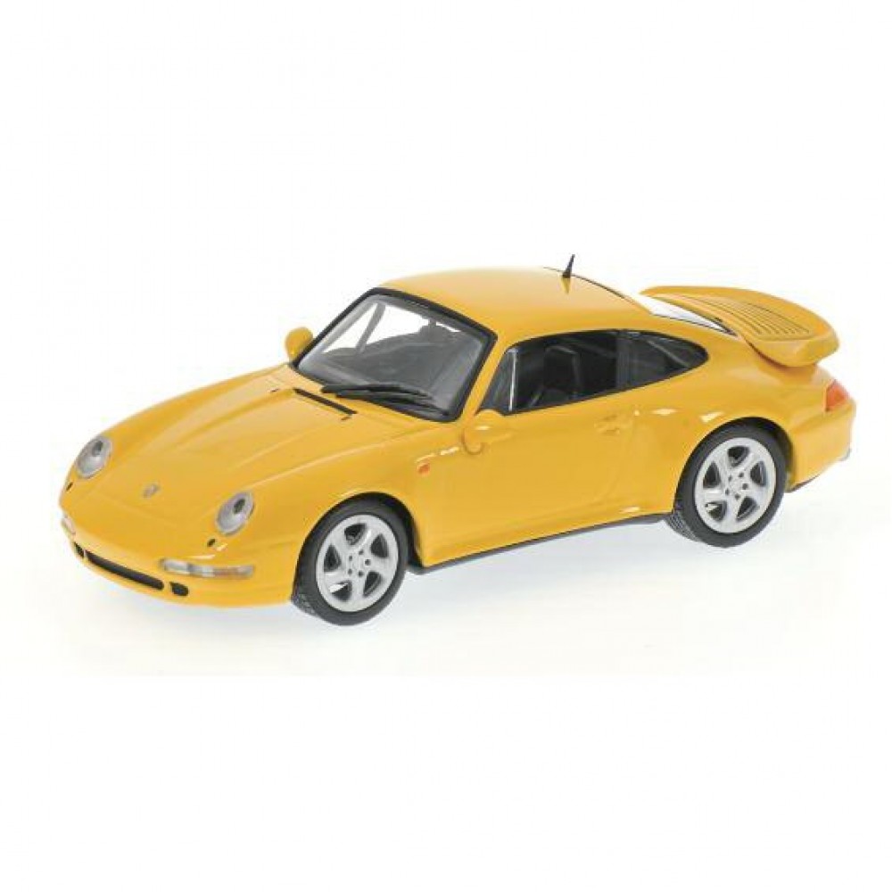 Minichamps Porsche 911 (993) Turbo 1995 - Yellow 1:12 Model Car