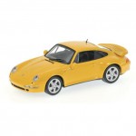Minichamps Porsche 911 (993) Turbo 1995 - Yellow 1:12 Model Car