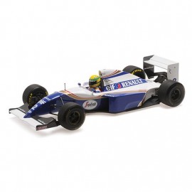 Minichamps Williams FW16 'Dirty Version' - 1994 San Marino Grand Prix - #2 A. Senna 1:12 Model Car