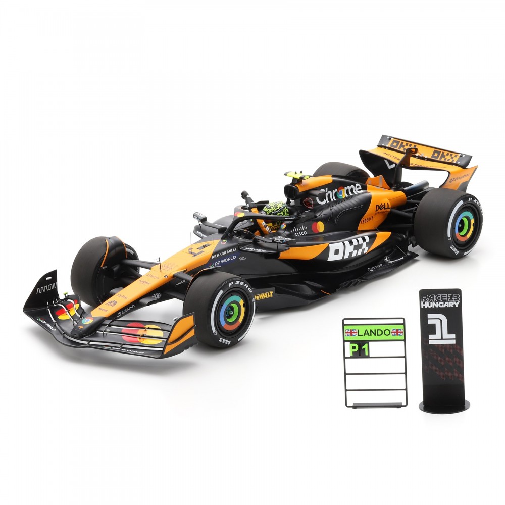Spark McLaren MCL38 - 1st 2024 Abu Dhabi Grand Prix - #4 L. Norris 1:12 Model Car