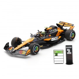 Spark McLaren MCL38 - 1st 2024 Abu Dhabi Grand Prix - #4 L. Norris 1:12 Model Car