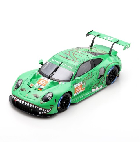 Spark Porsche 911 RSR - 2023 Le Mans 24 Hours - #56 1:12 Model Car Spark Porsche 911 RSR - 2023 Le Mans 24 Hours - #56 1:12 Model Car