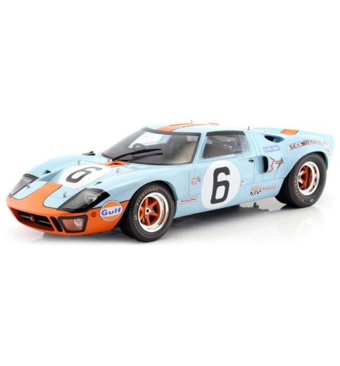 Werk83 Ford GT40 - 1st 1969 Le Mans 24 Hours - #6 1:12 Model Car Werk83 Ford GT40 - 1st 1969 Le Mans 24 Hours - #6 1:12 Model Car
