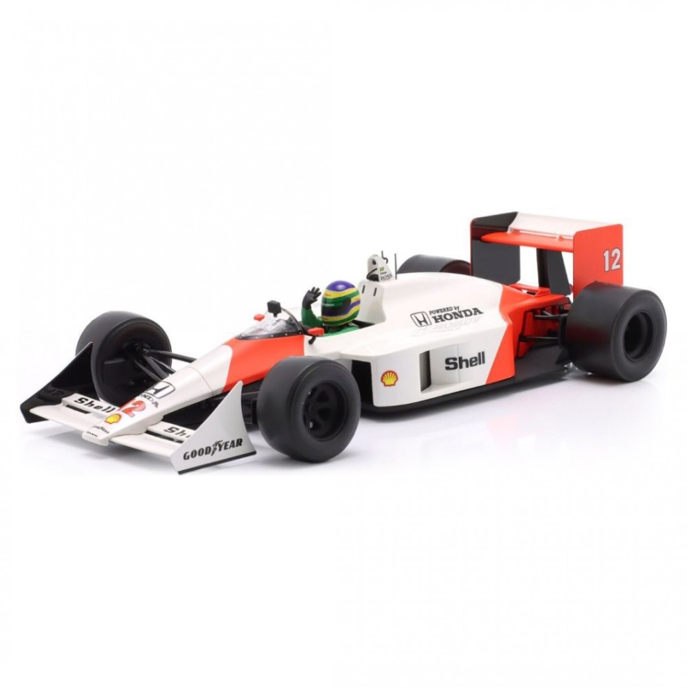 Werk83 McLaren MP4/4 - 2019 Demonstration Run - #12 Bruno Senna 1:18 Model Car