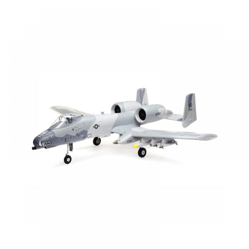 E-flite A-10 Thunderbolt II Twin 64mm EDF BNF Basic Electric Jet Airplane (1149mm) w/AS3X & SAFE Select