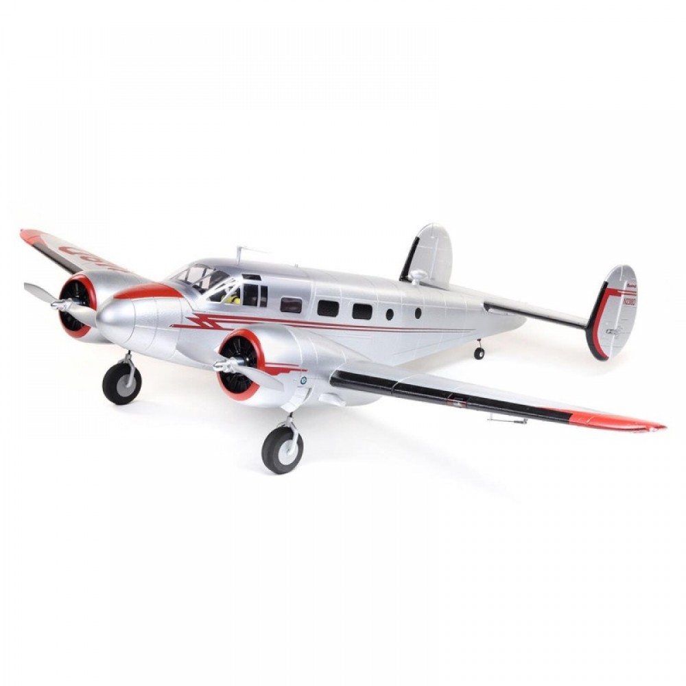 E-flite Beechcraft D18 1.5m Plug-N-Play Electric Airplane (1499mm) w/Smart ESC