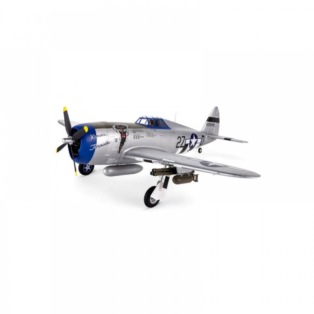 E-flite P-47 Razorback PNP Electric Airplane (1.2m)