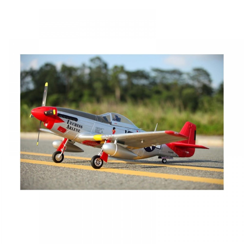 FMS P-51D Mustang V8 Warbird Plug-N-Play Airplane (Duchess Arlene) (1450mm) w/Reflex