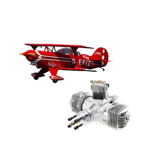 Hangar 9 Pitts S-2B 50-60cc with DLE 60cc Twin Engine