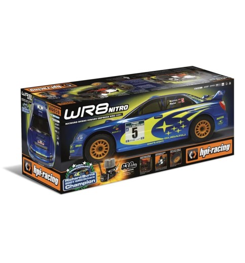 HPI WR8 3.0 WRC 2001 Subaru Impreza 1/8 RTR Nitro Rally Car w/2.4GHz Transmitter HPI WR8 3.0 WRC 2001 Subaru Impreza 1/8 RTR Nitro Rally Car w/2.4GHz Transmitter