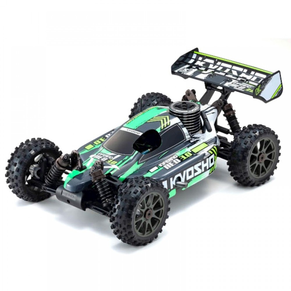 Kyosho Inferno NEO 3.0 Type-4 ReadySet 1/8 Off Road Nitro Buggy (Green)