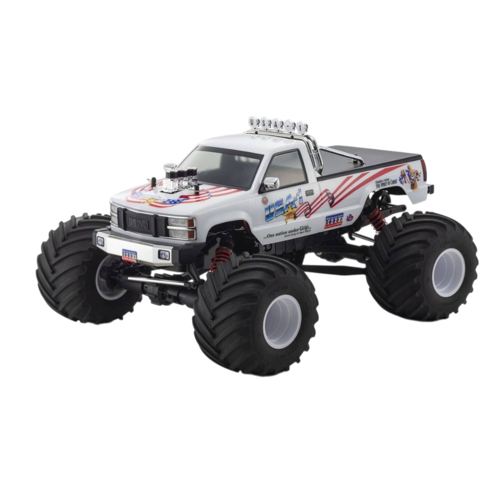 Kyosho Monster Kruiser Nitro USA-1 GP 1/8 ReadySet Monster Truck w/Syncro KT-231P+