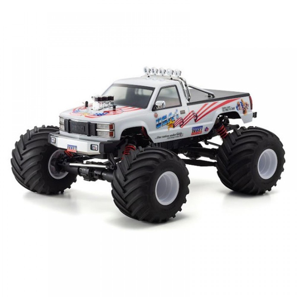Kyosho USA-1 VE Electric 1/8 Scale ReadySet Brushless Monster Truck