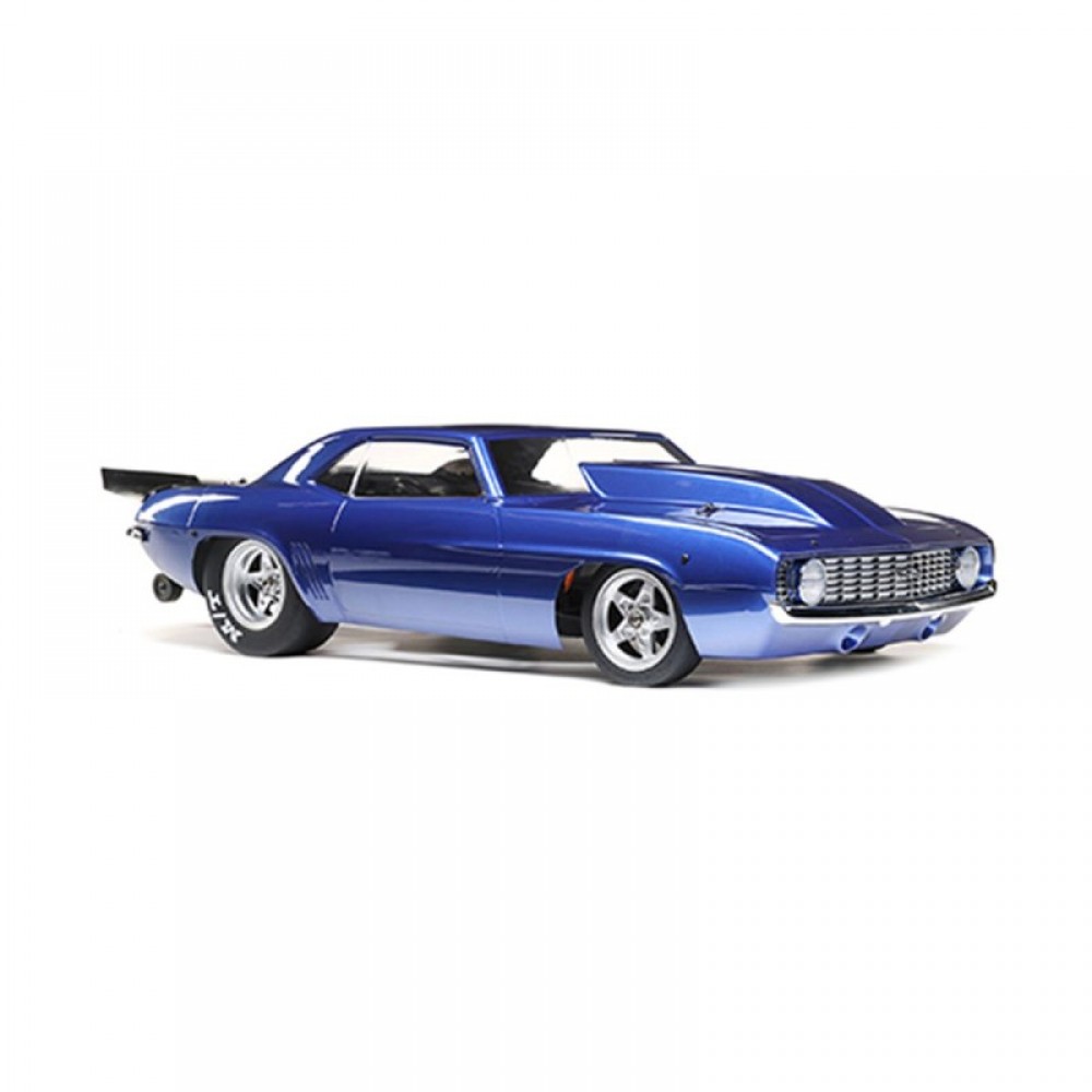 Losi 22S '69 Camaro No Prep 1/10 RTR Brushless Drag Race Car (Blue) w/Spektrum SLT3 2.4GHz Radio