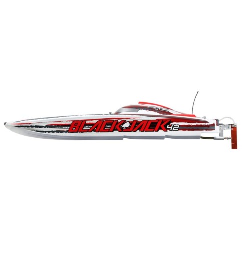 Pro Boat Blackjack 42" 8S Brushless RTR Electric Catamaran (White/Red) w/2.4GHz Radio System Pro Boat Blackjack 42" 8S Brushless RTR Electric Catamaran (White/Red) w/2.4GHz Radio System