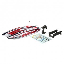 Pro Boat Blackjack 42" 8S Brushless RTR Electric Catamaran (White/Red) w/2.4GHz Radio System