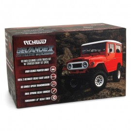 RC4WD Gelande II RTR 1/10 Scale 4WD Crawler w/Cruiser Body Set (Red) & 2.4GHz Radio