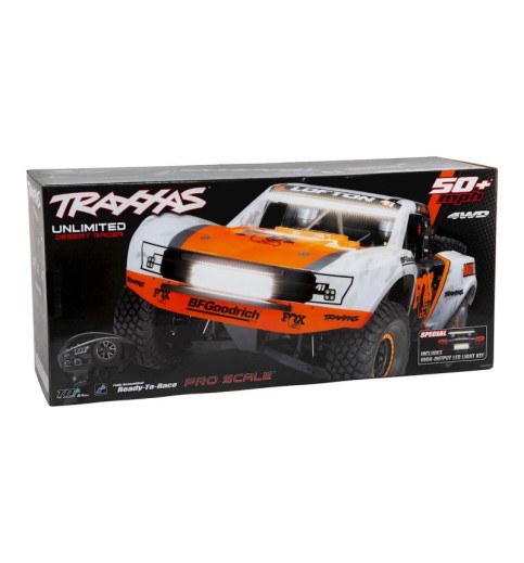 Traxxas Unlimited Desert Racer UDR 6S RTR 4WD Race Truck (Fox) w/LED Lights & TQi 2.4GHz Radio