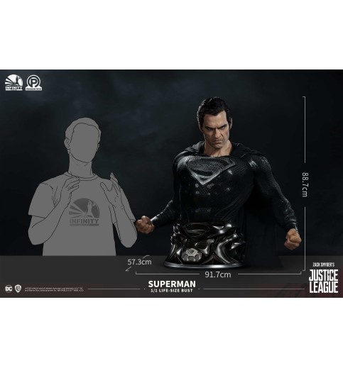 Zack Snyder's Justice League Superman Limited Edition Life-Size Bust Zack Snyder's Justice League Superman Limited Edition Life-Size Bust